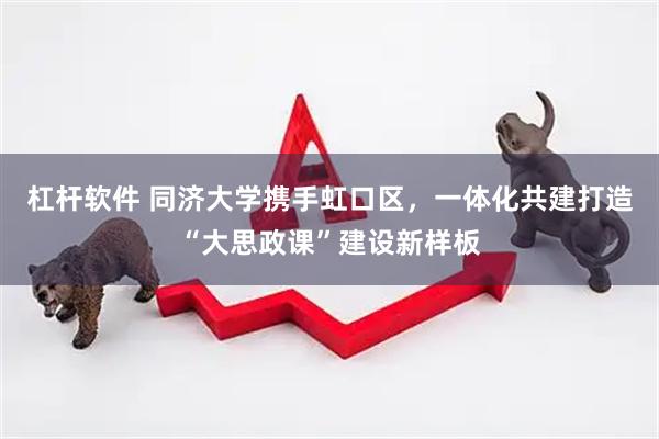 杠杆软件 同济大学携手虹口区，一体化共建打造“大思政课”建设新样板