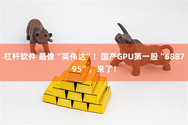 杠杆软件 最像“英伟达”！国产GPU第一股“688795”，来了！